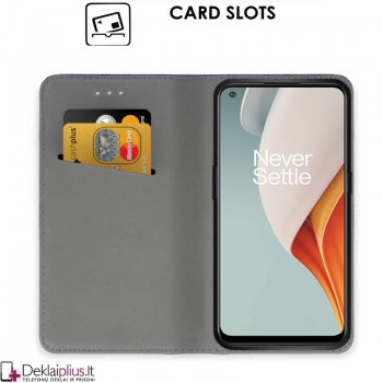 Telone atverčiamas dėklas - juodas (telefonui Oneplus Nord N10 5G) Telone atverčiamas dėklas - juodas (telefonui Oneplus Nord N10 5G)